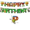 thumbnail image 4 of Globos de látex de aluminio con diseño de mineros y zombis plantados, juego temático PVZ, decoración para tartas, suministros para fiestas, pancartas de cumpleaños para niños, 4 of 5
