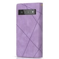 thumbnail image 7 of ELEHOLD Multi-Functional Leather Wallet Case for Google Pixel 7,Large Capacity 9 Card Slots Zipper Pocket Kickstand Magnetic Clasp Lanyard Shockproof Flip Case,Purple, 7 of 7