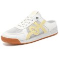 thumbnail image 3 of Men's Backless Mesh Mule Sneakers Breathable Hollow Non Slip Gum Sole Casual Walking Slip On Shoes, 3 of 6