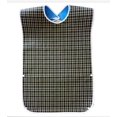 thumbnail image 4 of Washable Adjustable Adult Dining Bib Cloth Protector Waterproof Fabric Apron Crumb Catcher, 4 of 5