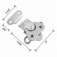 thumbnail image 2 of 4 Pack 304 Stainless Steel Twist Latch With And Butterfly Draw Latch For Case Box, 2 of 5