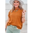 thumbnail image 4 of a.Jesdani Chestnut Grid Sweater: Chic & Timeless Style, Best Sellers, 4 of 8
