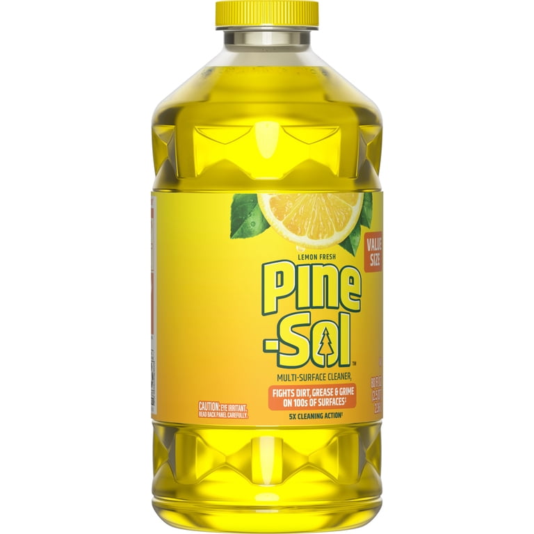 Pine-Sol Multi-Surface Cleaner Lemon Fresh 80 Fl Oz for Grease