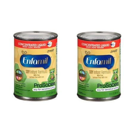 - (2 Pack) Enfamil ProSobee Soy Concentrated Liquid Infant Formula 13 fl. oz. Can