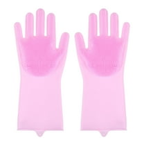 Silicone Dishwashing Gloves Reusable Cleaning Gloves Kitchen Cleaning Supplies Home Decor
