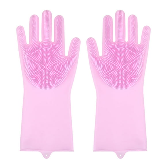 Gants de Vaisselle en Silicone Réutilisables pour le Nettoyage et l'Entretien de la Vaisselle