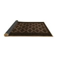 thumbnail image 2 of Ahgly Company Indoor Square Abstract Brown Modern Area Rugs, 7' Square, 2 of 4