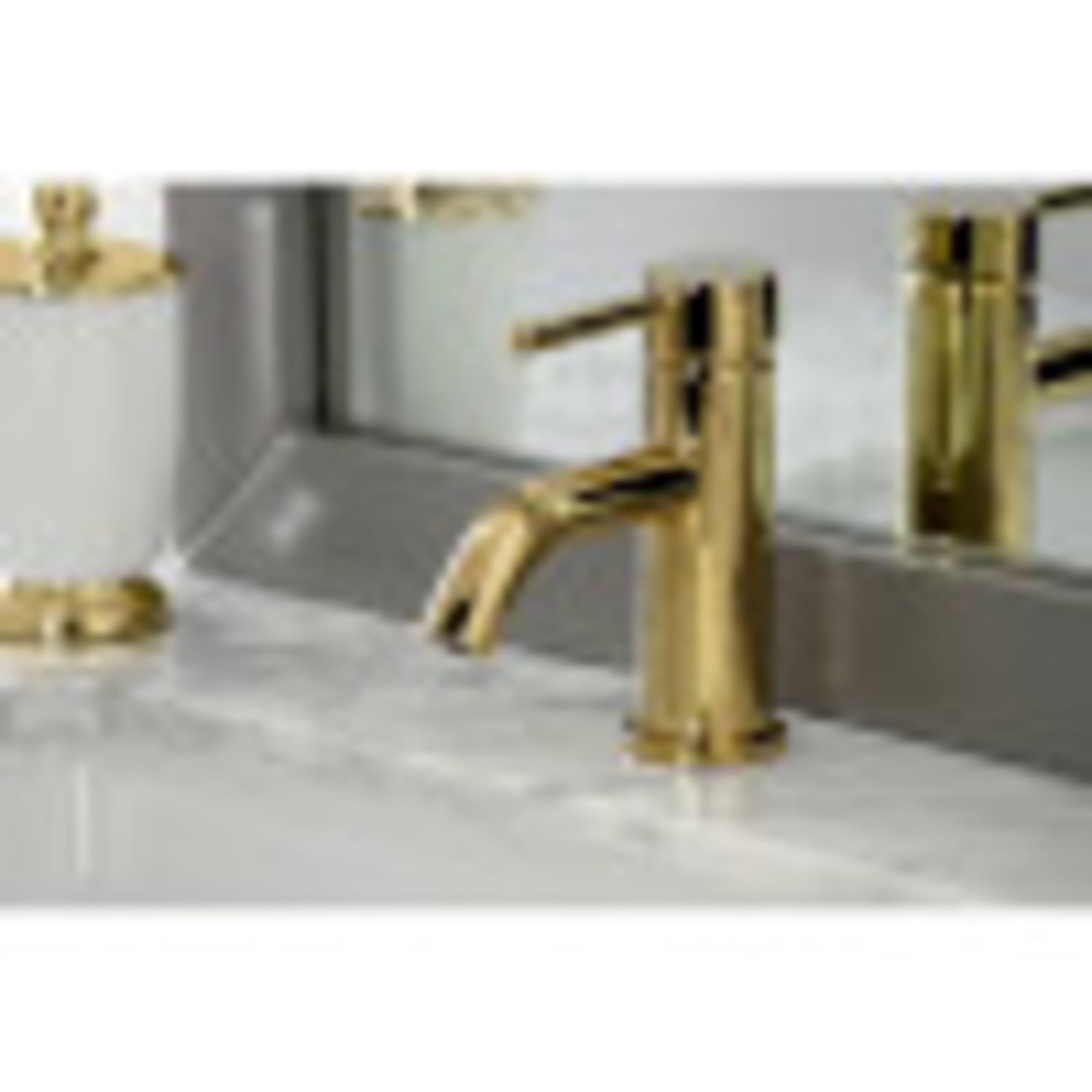 Fauceture LS8222DL Concord Single-Handle Bathroom Faucet with Push Pop-Up, Polished Brass