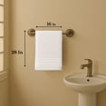 thumbnail image 3 of Casa Platino Toallas de Mano para Baño, Juego de 6 Piezas (16" x 28"), Toallas de Baño Suaves y Absorbentes, Toallas de Mano Blancas Premium para Baño, Toallas de Baño 100% Algodón para Uso Diario - Blanco, 3 of 7