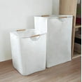 thumbnail image 5 of Cesto para ropa sucia de 72 l con asa de madera, grande, para dormitorio, sala de estar, habitación infantil, baño y viajes (XL), 5 of 5