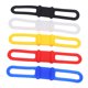 thumbnail image 5 of DUUTI 5 uds banda de silicona para bicicleta correas fijas multiusos soporte para linterna para bicicleta de montaña, 5 of 10