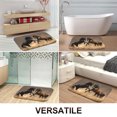 thumbnail image 3 of 1pc Two Horses in Combat Absorbent Non-Slip Bathroom Thickened Flannel Rug Decor,Soft,Quick Drying,Suitable For Indoor/outdoor Use,Bathrooms,Bedrooms,Kitchens,Terrace,Laundry Rooms,16"x24", 3 of 9