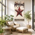 thumbnail image 6 of Canvas Wall Art, Red Texas Star Rustic Framed Canvas Prints for Living Room Bedroom, Country Star Berries Wooden Oversized Gallery Wrapped Wall Decor for Home Office, Gifts, 40"x60" Ship Next Day, 6 of 9