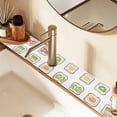 thumbnail image 2 of Yayeee Faucet Mat for Kitchen Sink 30" Diatomite Long Splash Guard Pad, Toasts Pattern, 2 Pack, 2 of 7