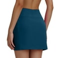 thumbnail image 6 of 20" Knee Length Skorts Skirts For Women with Pockets Golf Tennis Skirt High Waisted Athletic Skorts Built-In Shorts Casual Summer Athletic Stretch Dress Gym Traning Track Joggers Skorts 2025 Summer, 6 of 6