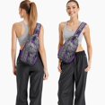 thumbnail image 6 of Paisley Crossbody Sling Backpack for Men - Womens Fashion Sling Bag with Adjustable Shoulder Straps for Travel Hiking Chest Bag Daypack Anti-theft Purse, 6 of 6