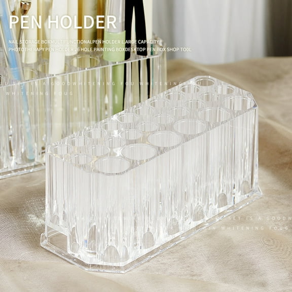 Slot Acrylic Lipstick Organizer, Lipstick Holder, Lip Gloss Holder, Cosmetic Storage Display Solution for Drawer and Vanity