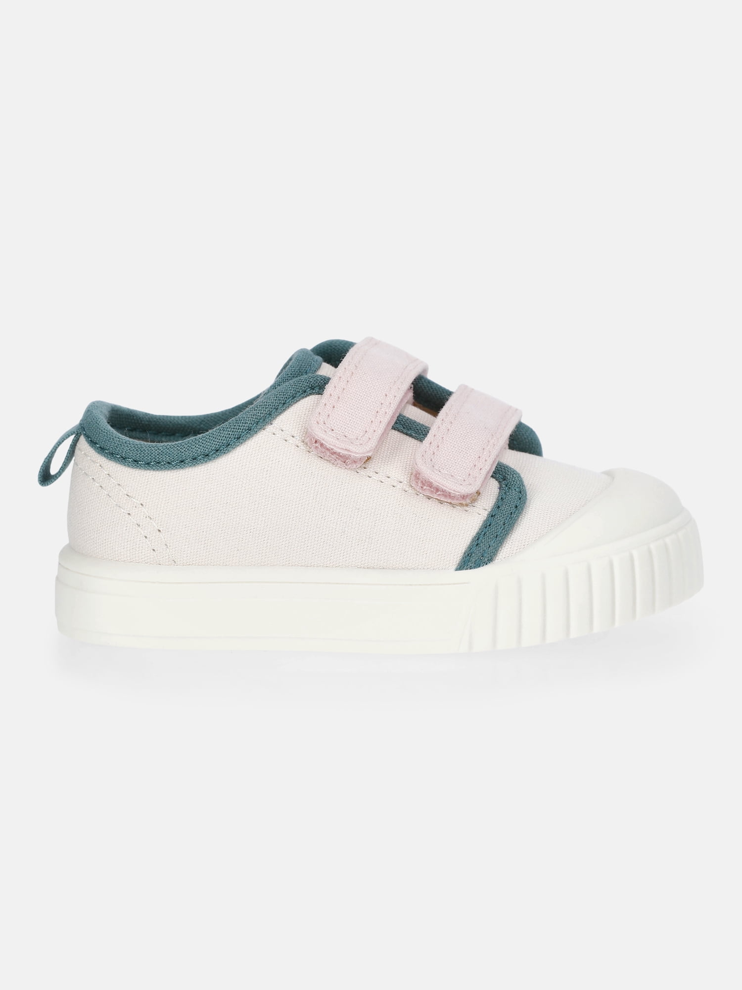 Wonder Nation Baby and Toddler Girls Two Strap Bump Toe Sneakers