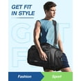 thumbnail image 3 of Bolsa de gimnasio BAGSMART para hombre y mujer, bolsa de viaje deportiva, 3 of 7