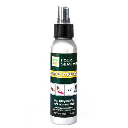 Four Seasons Shoe Stretch Spray - Leather, Suede, Nubuck - 4 oz (Best Treatment For Leather Shoes)