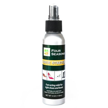 Four Seasons Shoe Stretch Spray - Leather, Suede, Nubuck - 4 oz (Best Way To Stretch Leather)