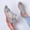 Gray, variant on Women's Wedge Sandals, Hollow Up Zipper Back Open Toe Summer Fashion Roman Gladiator Shoes Black