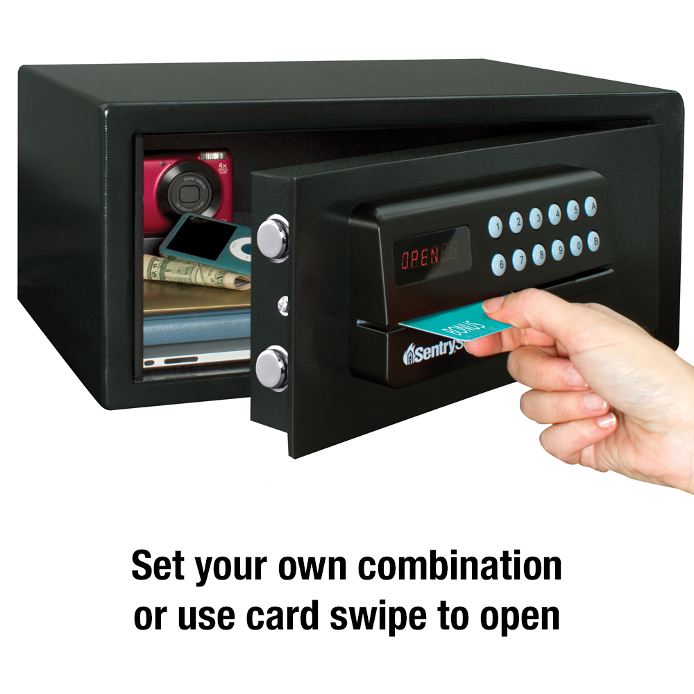 SentrySafe HL100ES Security Safe with Digital Card Swipe Lock, 1.09 Cu. ft. 
