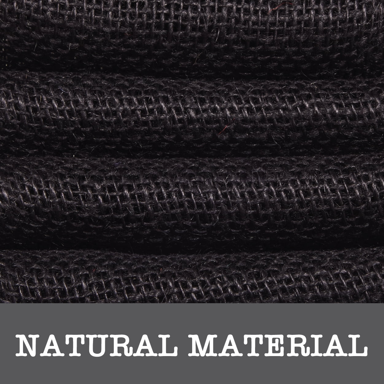 (1 pack) Love, Laugh, Craft Jute Burlap Roll Precut, Finished Edges, 6"W x 5-Yards, Black