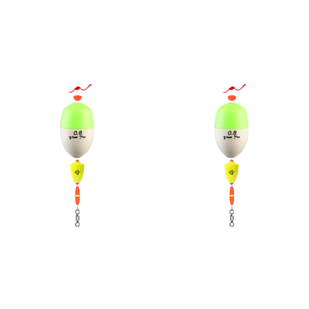 Flotador Pesca Luminoso Bobber Plástico en Boya (0 8)