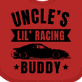 thumbnail image 4 of Inktastic Uncles Lil Racing Buddy Boys or Girls Baby Bib, 4 of 4