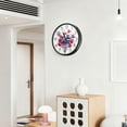 thumbnail image 6 of Voice Activated Clock with Glow Light 12 Inch Large Silent Wall Clock Battery Operated for Home Decor Balloons and Fireworks, 6 of 8