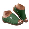 thumbnail image 1 of DXOUPM Sandals for Women Wedge Comfortable Breathable Open Toe Casual Beach Summer Sandals, 1 of 4