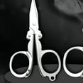 thumbnail image 6 of JilgTeok 1 Packs Stainless Steel Folding Scissors Small Scissors Nail Clippers Fishing Scissors Mini Stainless Steel Folding Travel Scissors for Home Office Outdoor Mini Craft Cutter, 6 of 6