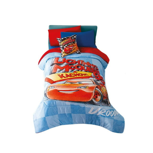 Cobertor Pachicalientito Rayo Mcqueen Individual Poliester Concord