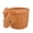 Brown, variant on WSZZL Easter Bunny Shape Basket, Handmade Woven Snack Food Storage, Perfect for Easter Egg Hunts, Indoor and Outdoor Decoration, Great for Holiday Gatherings