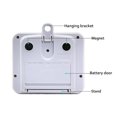 thumbnail image 2 of Kitchen Timer, 2 Channel Kitchen Timer, Adjustable Buzzer Volume, Kitchen Timer, Stopwatch, Large LCD Display, Magnetic Back, No Battery, 2 of 5