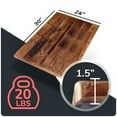 thumbnail image 6 of HEIRLOUM Reclaimed Wood Table Top - Rustic Recycled Solid Wood Perfect for Kitchens, Dining and Coffee Table Top (1pc 24" x 30", SP2430), 6 of 6