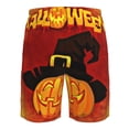thumbnail image 6 of Naloa Halloween Pumpkin Men's Beach Shorts, Surfing shorts, Swim trunks, Quick Dry Swim Trunks for Surfing Beach Fun - Small, 6 of 9