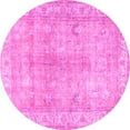 thumbnail image 1 of Ahgly Company Indoor Round Persian Pink Traditional Area Rugs, 3' Round, 1 of 4