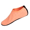 thumbnail image 3 of IEMIEMIEM Womens and Mens Water Shoes Breathable Soft Barefoots Quick Dry Wide Slides Aqua Socks for Hiking Swim Beach Surf Yoga Sport Orange 5 Women, 3 of 7