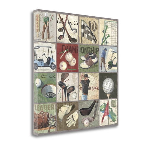 Tangletown Fine Art 'Golf Sampler I' Graphic Art Print on Canvas