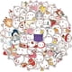 thumbnail image 1 of Cute Kawaii Cartoon Chubby Rabbit Stickers 100PCS/2 Sticker Packs Decals for Kids Girl DIY Stationery Guitar Laptop Skateboard Lovely Anime Sticker, 1 of 4