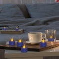 thumbnail image 3 of Velas LED FURORA LIGHTING Azul Real con Purpurina, Paquete de 12, sin Llama para Decoración del Hoga, 3 of 8