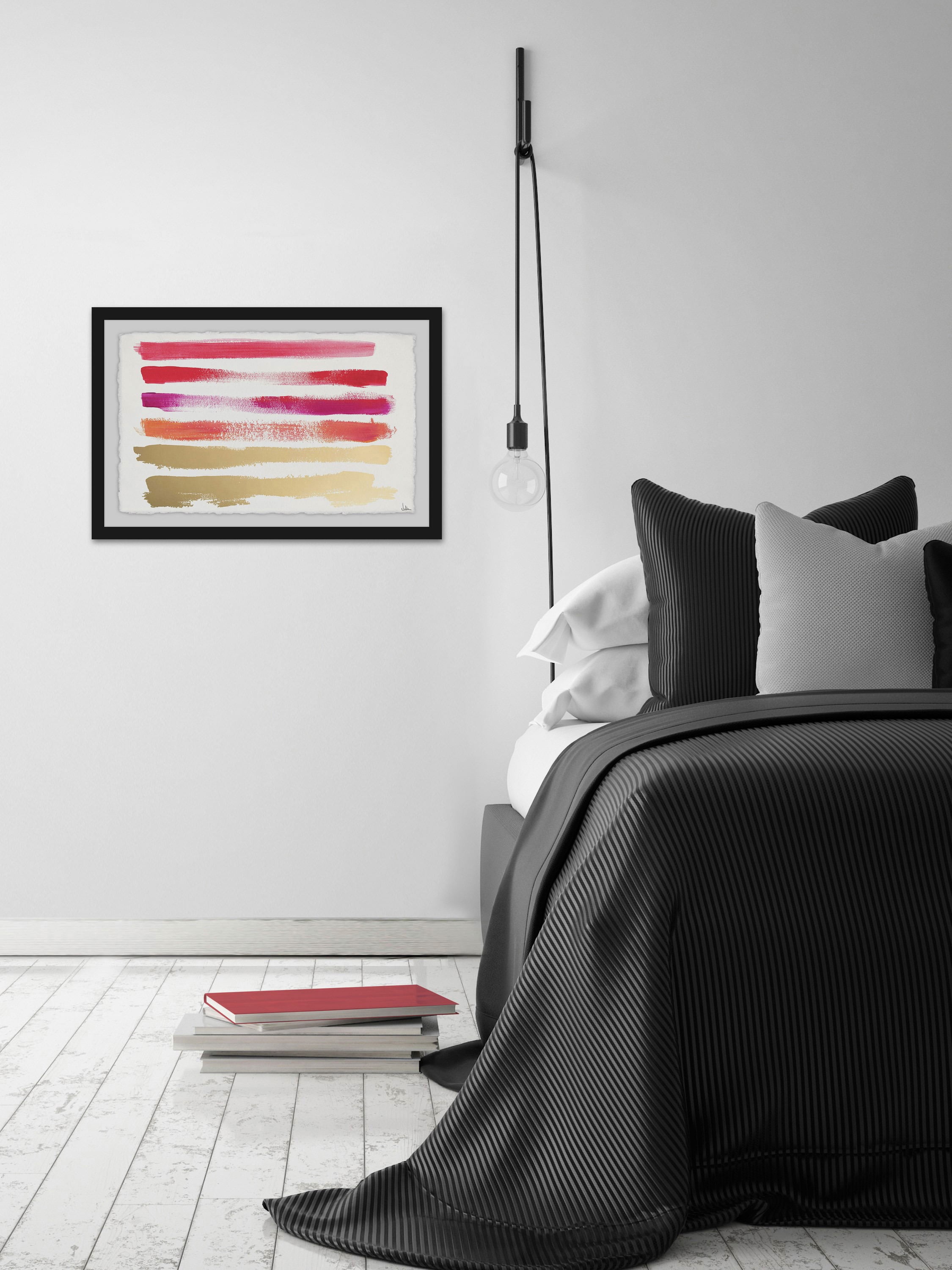Color Swatch Framed Painting Print
