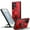 Red, variant on for Samsung Galaxy S24 Case, 360 Rotating Ring Holder Magnetic Kickstand Shockproof Anti-Scratch Anti-Fingerprint Protective Anti-Slip Back Cover PC+TPU Wireless Charging Compatible, Red