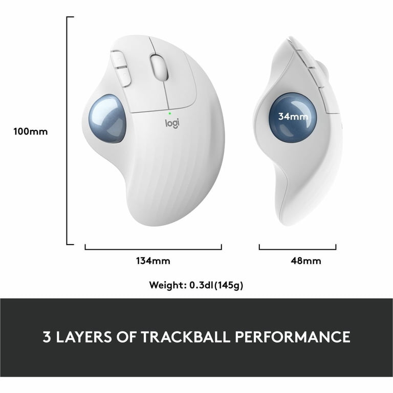 Logitech ERGO M575 Wireless Trackball - Walmart.com