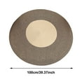 thumbnail image 2 of Rope Area Rug for Cats Synthetic Fibers Durable Washable Round Reversible Woven Tassel Soft Stylish Easy Clean Multiple Sizes for Home High Traffic Areas Cat Scratching, 2 of 4