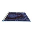 thumbnail image 2 of Ahgly Company Machine Washable Indoor Round Persian Blue Traditional Area Rugs, 8' Round, 2 of 4