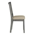 thumbnail image 6 of Weston Home Farmhouse Rattan Back Dining Side Chairs, Antique Grey (Set of 2), 6 of 9