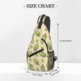 thumbnail image 2 of Lsque Kiwi Ice Cream Pattern Cross Chest Bag Diagonally – Premium Durable Front Chest Sling with Adjustable Padded Strap, High-Capacity Storage, 2 of 8